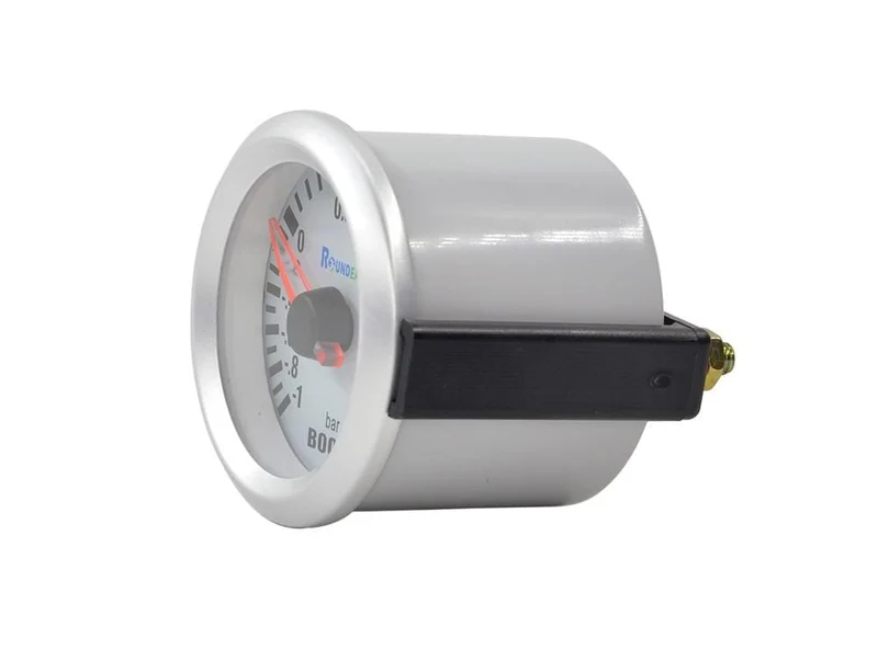 Round Earth 52mm Blaues Licht Auto Auto Turbo Boost Gauge Turbin -1 ~ 2 Bar Zeigeruhr Vakuuminstrument Meter Pods Kostenloser Versand