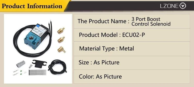 ECU 3-Port Elektronisches Turbo-Boost-Control-Magnetventil für Subaru WRX STI FXT 02-07 JR-ECU02