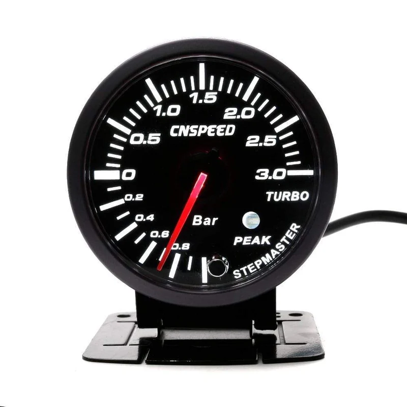 60mm 2.5" Auto Turbo Boost Gauge 3 BAR 12V + Turbo Boost Controller Kit einstellbar 1-30PSI mit Sensor