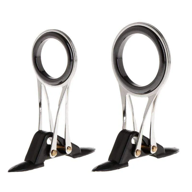Führungsring Angelrute Pole Line Guides Top Ringe Klapp Edelstahl Teleskop DIY Auge Ring Reparatur Kit Tackle
