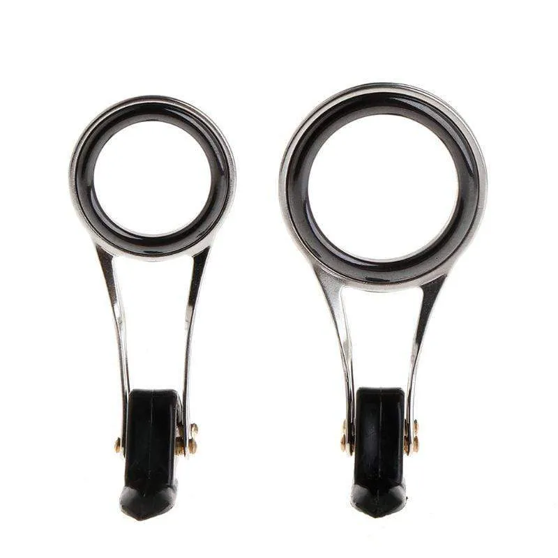 Führungsring Angelrute Pole Line Guides Top Ringe Klapp Edelstahl Teleskop DIY Auge Ring Reparatur Kit Tackle