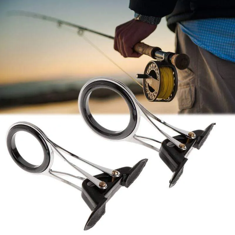 Führungsring Angelrute Pole Line Guides Top Ringe Klapp Edelstahl Teleskop DIY Auge Ring Reparatur Kit Tackle