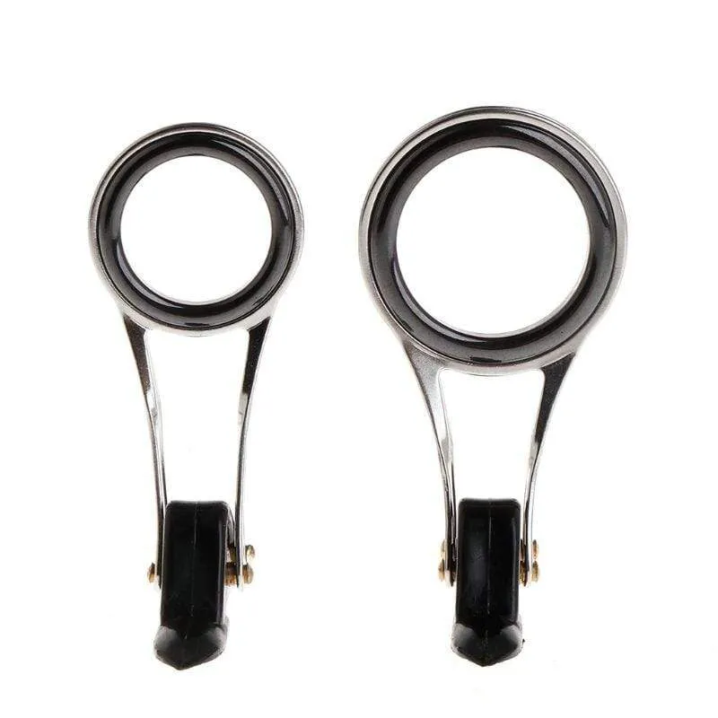 Führungsring Angelrute Pole Line Guides Top Ringe Klapp Edelstahl Teleskop DIY Auge Ring Reparatur Kit Tackle