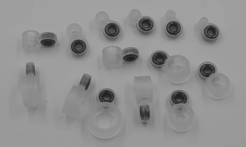 MNFT 2sets (28PCS) Angelrute Drahtring Keramik Auge DIY Fischschnur Guide Silikonring Unterschiedliche Größe 1-14 #