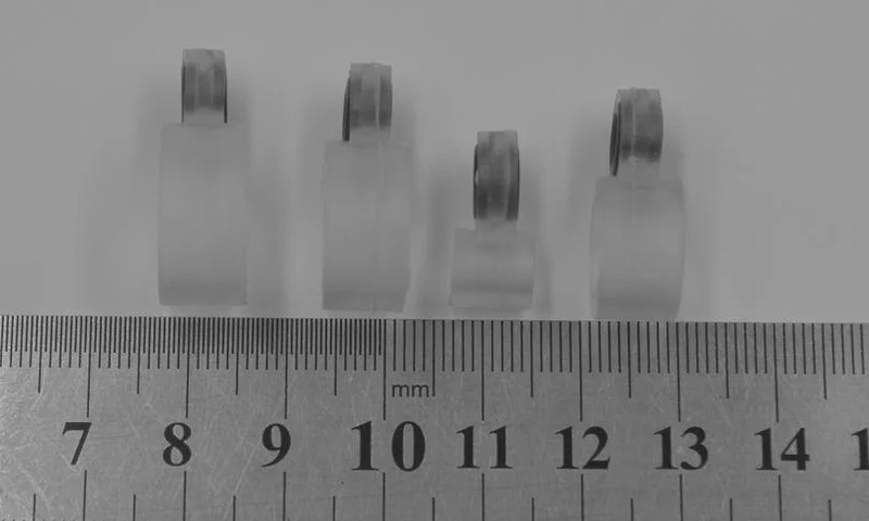 MNFT 2sets (28PCS) Angelrute Drahtring Keramik Auge DIY Fischschnur Guide Silikonring Unterschiedliche Größe 1-14 #