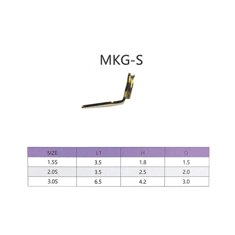 MKG 1.5S 2.0S 3.0S Minicro Guide Series Nicht-Keramikring Modell Angelrutenführungen Angelrutenteile Reparaturanleitung 20 STK