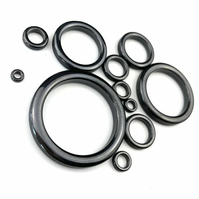5Pcs Angelrute Guide Ring Keramik Tragen Wärmeleitung Reparatur Teile Werkzeuge Teleskop Surf Casting Rod Guides Kit
