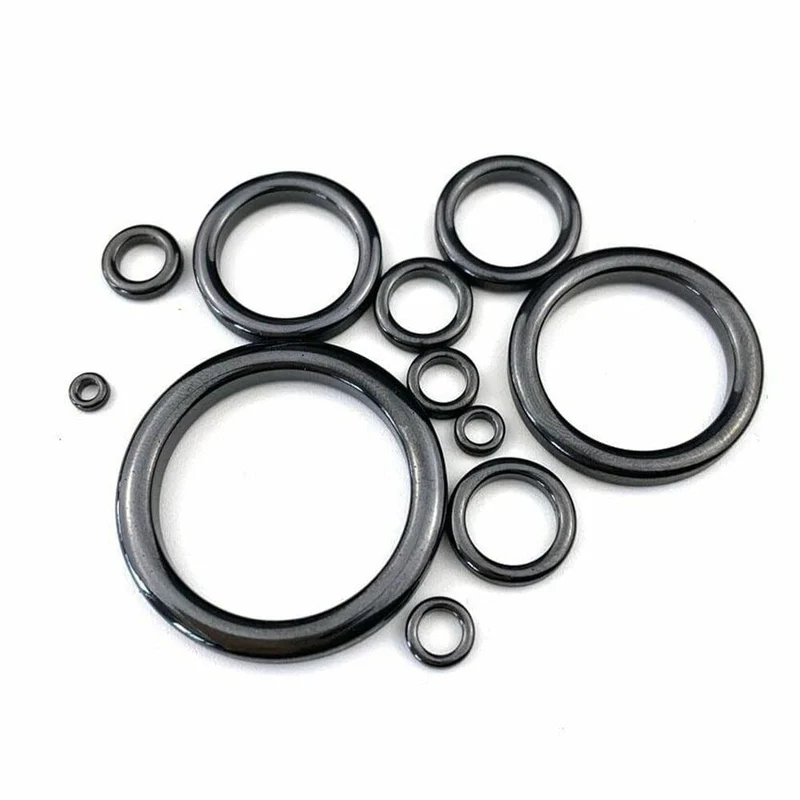 5Pcs Angelrute Guide Ring Keramik Tragen Wärmeleitung Reparatur Teile Werkzeuge Teleskop Surf Casting Rod Guides Kit