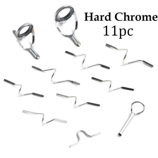Maximumcatch 9ft 4wt zu 10wt 11Pcs Fly Rod Guides Set Titan/Chrom Spitze Haken Fly Angeln Zubehör