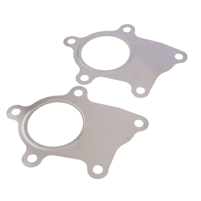 Edelstahl-Turbolader-Downpipe-Flanschdichtung, 5 Bolzen, schweißbar – 2 Stück
