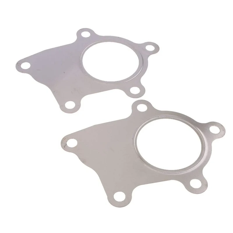 Edelstahl-Turbolader-Downpipe-Flanschdichtung, 5 Bolzen, schweißbar – 2 Stück