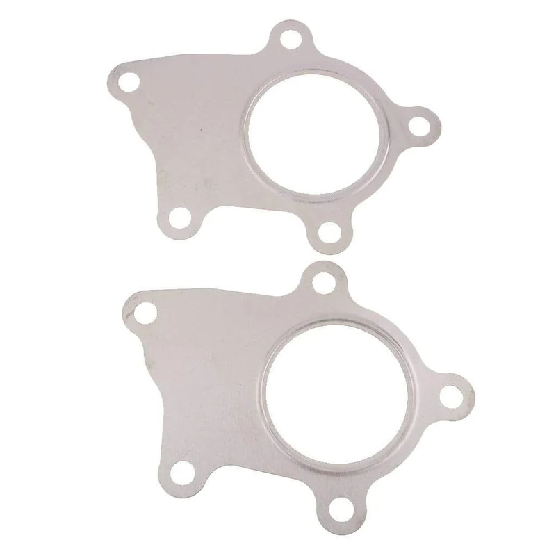 Edelstahl-Turbolader-Downpipe-Flanschdichtung, 5 Bolzen, schweißbar – 2 Stück