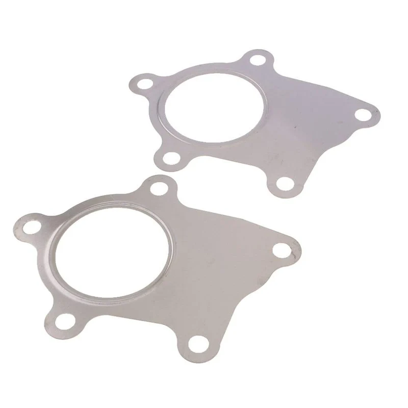 Edelstahl-Turbolader-Downpipe-Flanschdichtung, 5 Bolzen, schweißbar – 2 Stück
