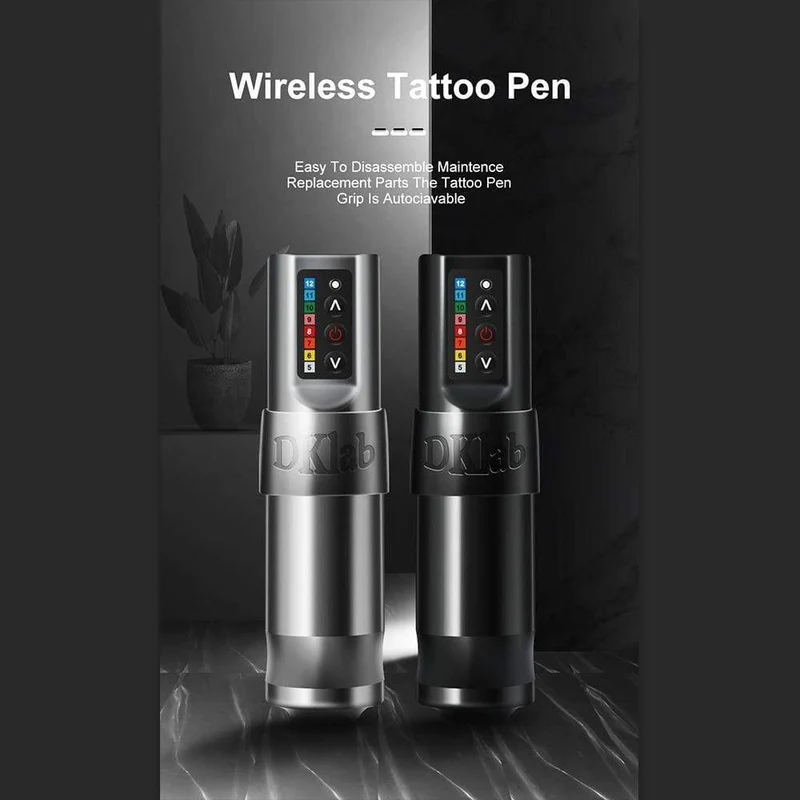 Kabelloser Tattoo-Maschinenstift, professioneller kabelloser Tattoo-Stift, maßgeschneiderter kernloser Motor, korrekte Ausgangsspannung