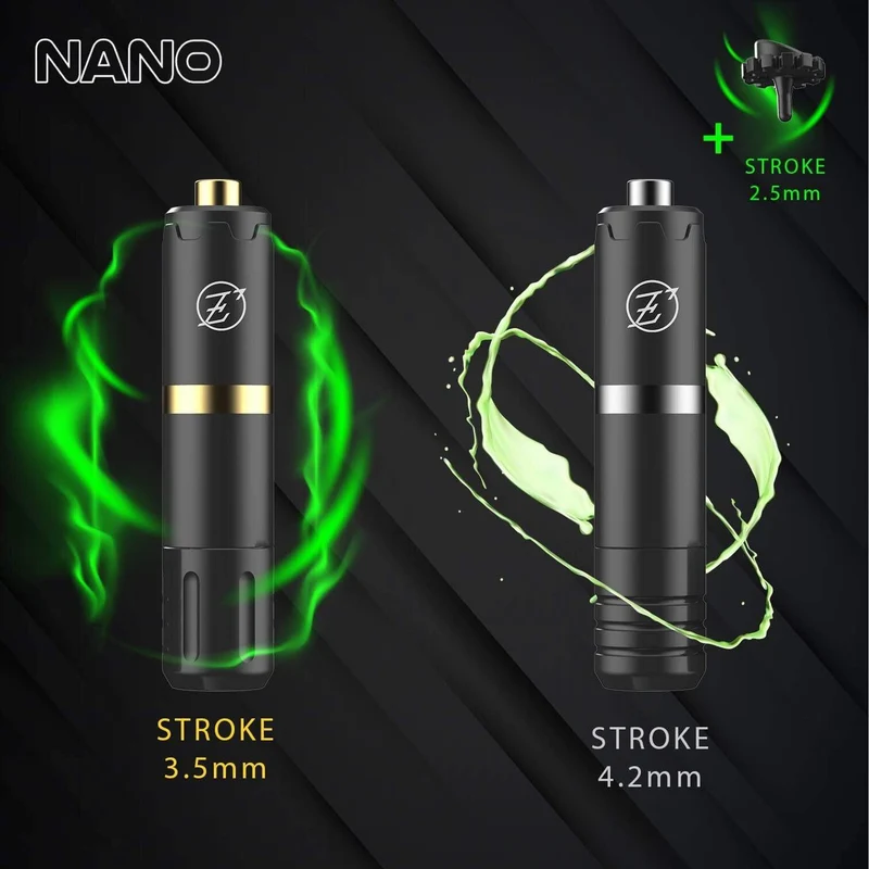 EZ NANO Rotary Cartridge Tattoo Machine Pen EZ Custom Swiss Motors Leichtes und ultradünnes Design