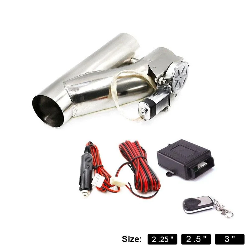 51mm 57mm 63mm 76mm Abgassteuerventil Auspuffrohr elektrisch Y-Rohr Auspuff Elektrisches Ausschnittrohr mit Handdraht