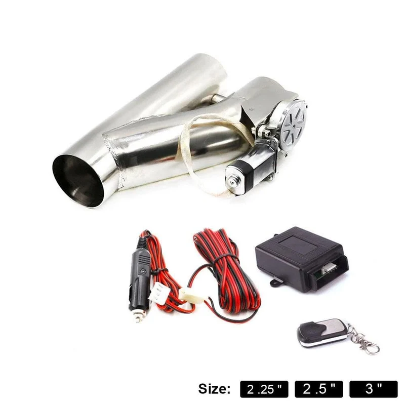 51mm 57mm 63mm 76mm Abgassteuerventil Auspuffrohr elektrisch Y-Rohr Auspuff Elektrisches Ausschnittrohr mit Handdraht