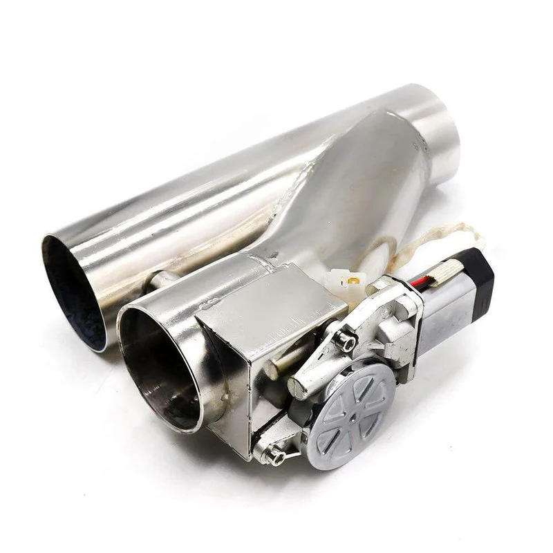 51mm 57mm 63mm 76mm Abgassteuerventil Auspuffrohr elektrisch Y-Rohr Auspuff Elektrisches Ausschnittrohr mit Handdraht