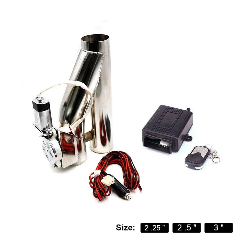 51mm 57mm 63mm 76mm Abgassteuerventil Auspuffrohr elektrisch Y-Rohr Auspuff Elektrisches Ausschnittrohr mit Handdraht