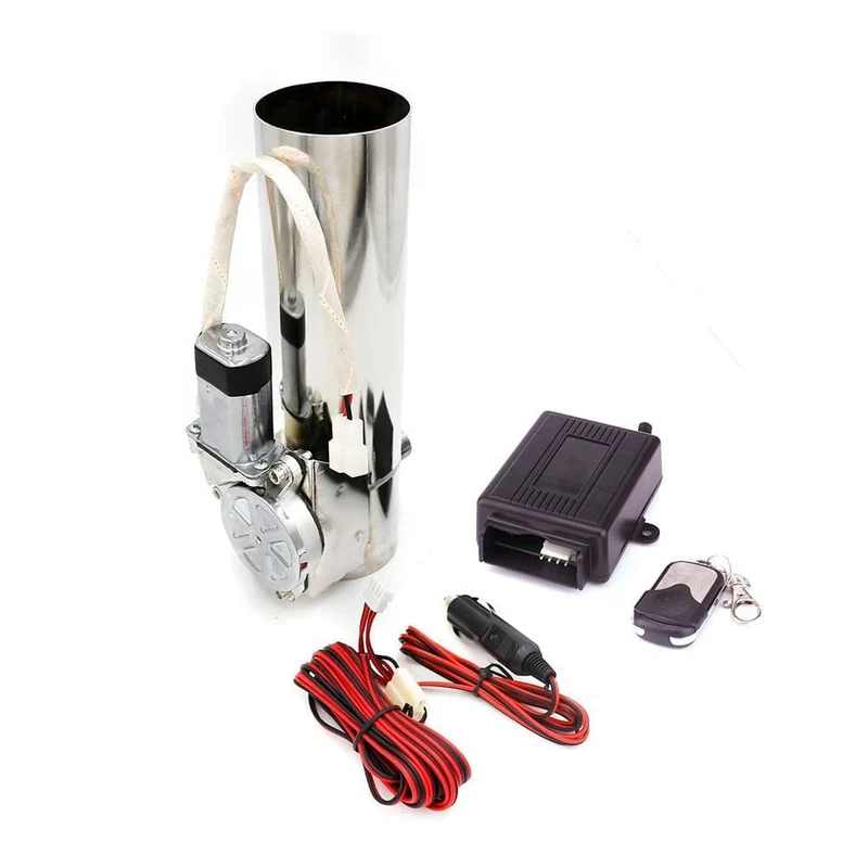 2.5'' Zoll 63mm Abgasregelventil Auspuffrohr Elektrisches Rohr Auspuff Elektrischer Ausschnitt mit Fernbedienung