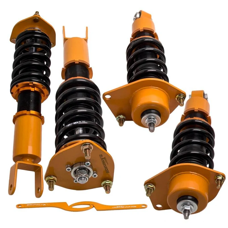 4PCS Gewindefahrwerk Gewindefahrwerk Streben Kit Für Mazda RX-8 RX8 2004 2005 2006-2011 Stoßdämpfer Einstellbare Höhe