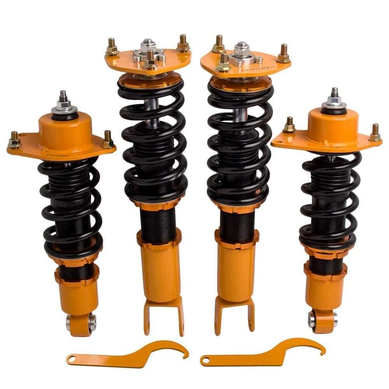 4PCS Gewindefahrwerk Gewindefahrwerk Streben Kit Für Mazda RX-8 RX8 2004 2005 2006-2011 Stoßdämpfer Einstellbare Höhe