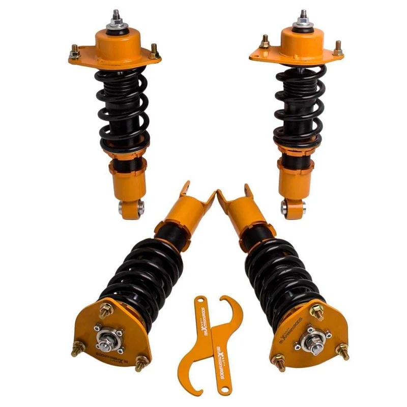 4PCS Gewindefahrwerk Gewindefahrwerk Streben Kit Für Mazda RX-8 RX8 2004 2005 2006-2011 Stoßdämpfer Einstellbare Höhe
