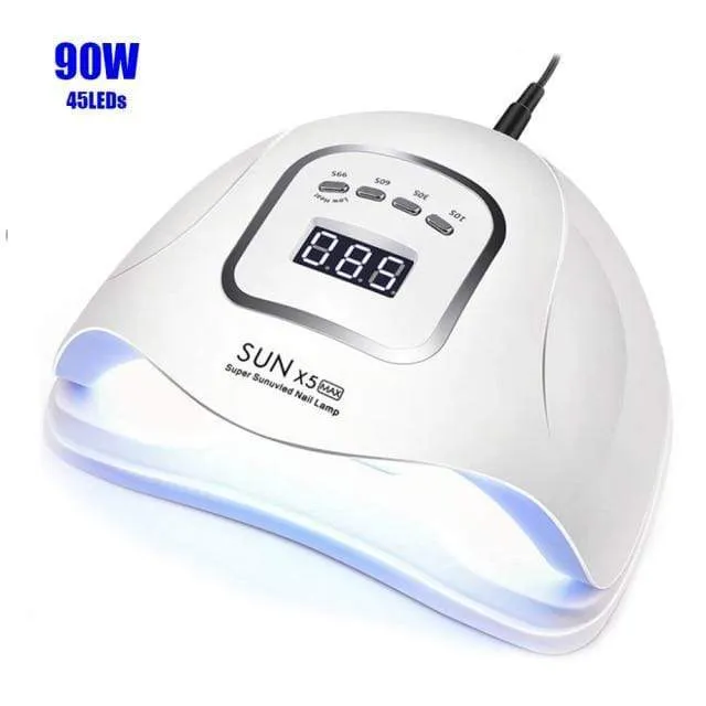 90/72/36W LED Lampe Nagel Trockner 45/36/18 LEDs UV Eis Lampe Für Trocknen Gel Polnisch timer Auto Sensor Maniküre Werkzeuge