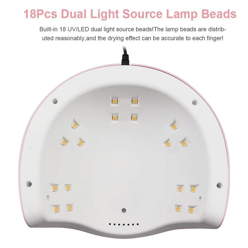 90/72/36W LED Lampe Nagel Trockner 45/36/18 LEDs UV Eis Lampe Für Trocknen Gel Polnisch timer Auto Sensor Maniküre Werkzeuge