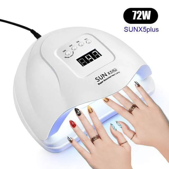 90/72/36W LED Lampe Nagel Trockner 45/36/18 LEDs UV Eis Lampe Für Trocknen Gel Polnisch timer Auto Sensor Maniküre Werkzeuge