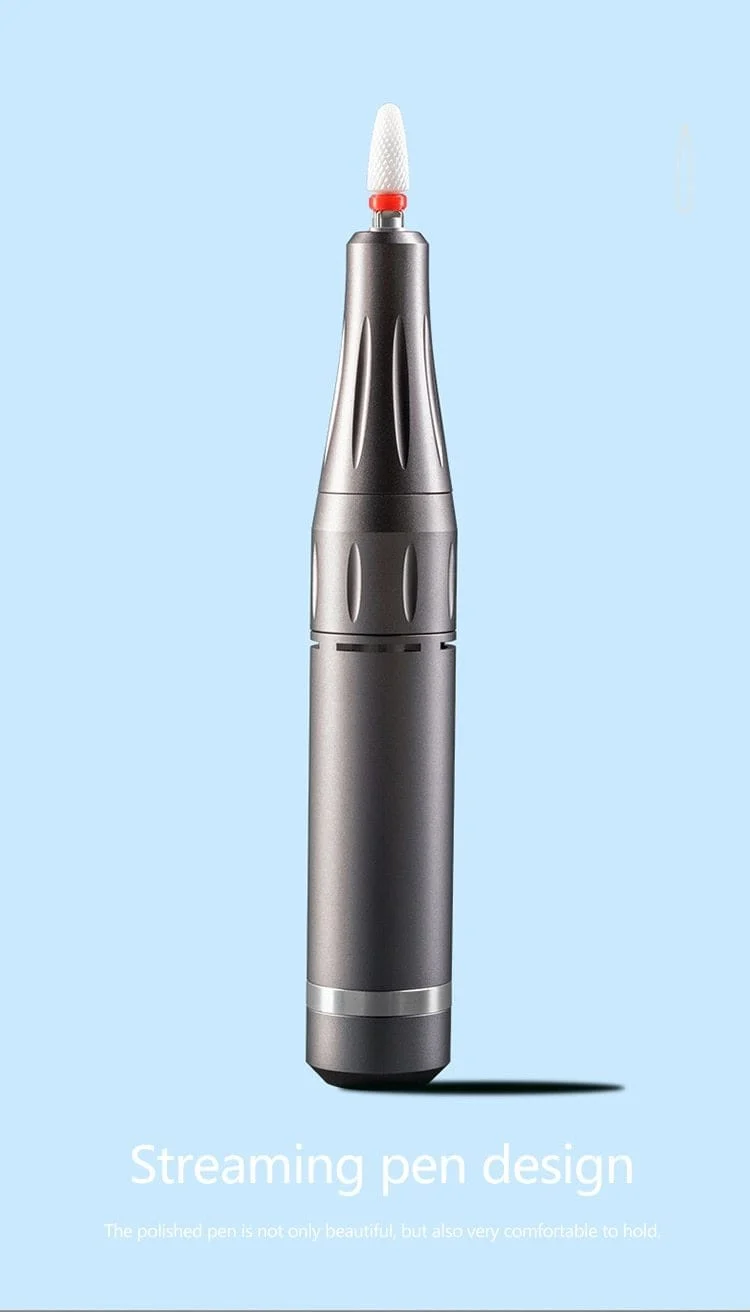 35000 U/min Wiederaufladbare tragbare Nagelbohrmaschine Elektrische Nagelfeile Manikürebohrer Set Beruf Nagelwerkzeuge für Nagelstudio
