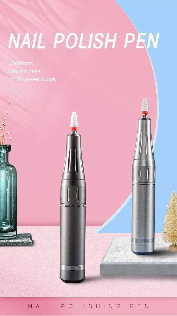 35000 U/min Wiederaufladbare tragbare Nagelbohrmaschine Elektrische Nagelfeile Manikürebohrer Set Beruf Nagelwerkzeuge für Nagelstudio