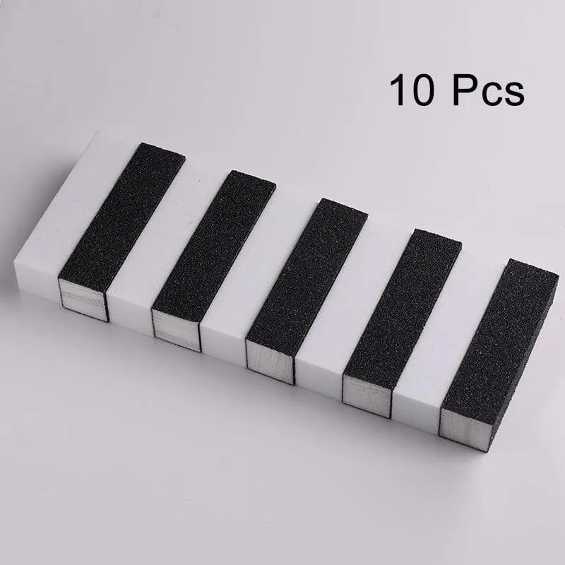 5/10 Stück Nagelpuffer Feilen Set Schwamm Schleifen Block Schleifen Polieren Maniküre Pediküre Professionelle Nail Art Werkzeuge