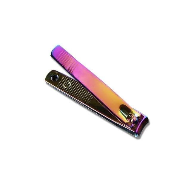 21 Stil Regenbogen Edelstahl Nagel Häutchenschieber Pinzette Nail Art Dateien UV Gel Nagellack entfernen Maniküre Pflege Groove Clean Tool