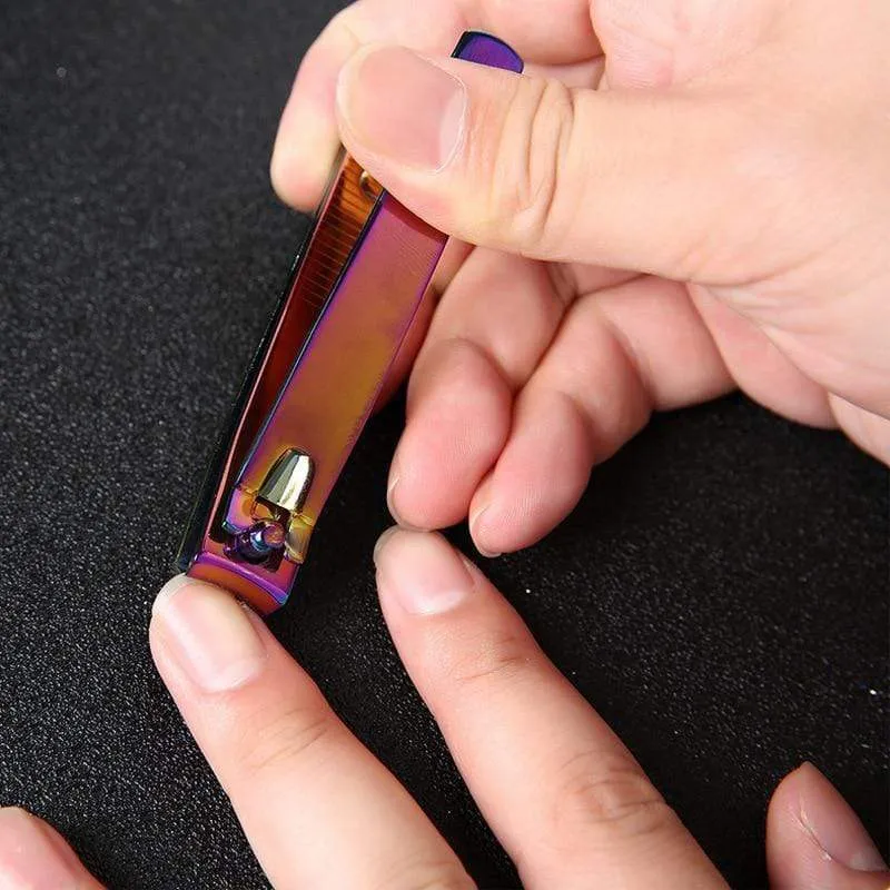 21 Stil Regenbogen Edelstahl Nagel Häutchenschieber Pinzette Nail Art Dateien UV Gel Nagellack entfernen Maniküre Pflege Groove Clean Tool