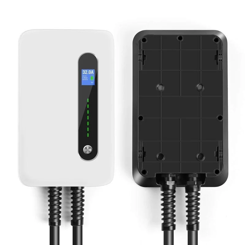 EV-Ladestation 16A Typ 2 Elektrofahrzeug-Autoladegerät EVSE Wallbox Ladekabel IEC 62196-2 Level 2 Ladegerät 3.6 KW