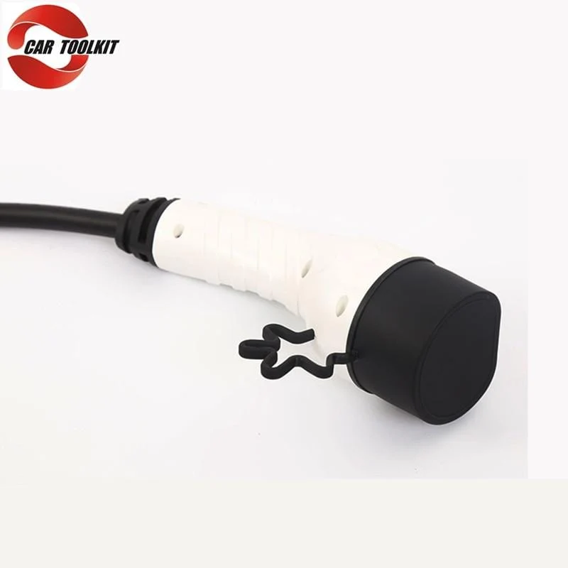 16A Typ 2 tragbarer EV-Ladegerät-Adapter IEC62196 Konverter EVSE Heim-Ladestation für Elektrofahrzeuge, einphasig, 220–250 V