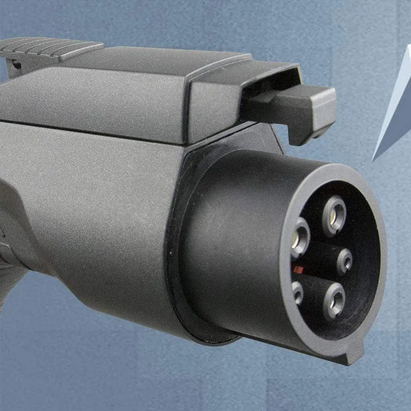 EV-Ladegerät, Elektroauto-Adapter, EVSE-Ladekabel, Typ2-Eingang auf Typ1-Stecker, flexibel, 32 A, 1 Phase, für Chevrolet, Fiat 500e.