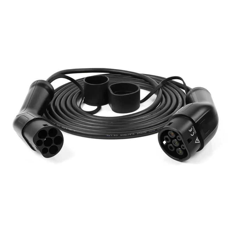 EV-Ladegerät 32a EV-Ladekabel 3 Phasen 22kw Typ 2 bis Typ 2 für Elektrofahrzeuge iec 62196 evse kit