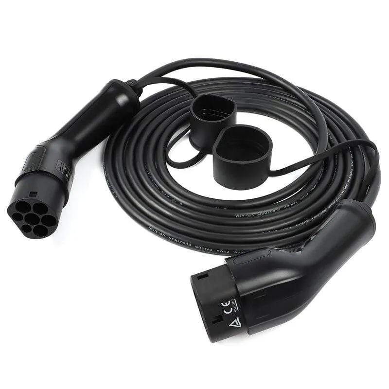 EV-Ladegerät 32a EV-Ladekabel 3 Phasen 22kw Typ 2 bis Typ 2 für Elektrofahrzeuge iec 62196 evse kit