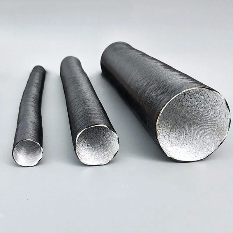 42/60/76mm Ersatz Reparatur Warm Heizung Isoliert Auto Lufteinlass Rohr Parkplatz Ersatzteil Welligkeit Verbrennung Aluminium folie Kanal