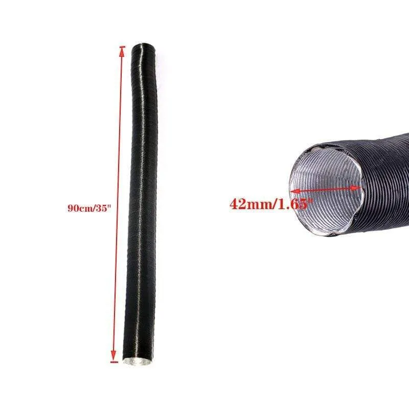 Lufteinlass Auslass Auspuff Stretch Wellschlauch Rohr Flexible Verbrennung 25/42/60/75/77mm für Webasto Eberspacher Auto Heizung