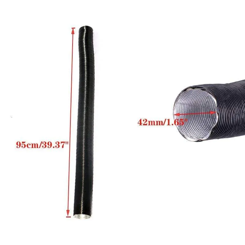 Lufteinlass Auslass Auspuff Stretch Wellschlauch Rohr Flexible Verbrennung 25/42/60/75/77mm für Webasto Eberspacher Auto Heizung