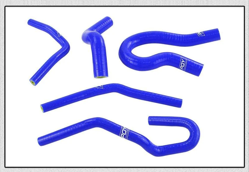 Blau & Gelb D15/16 Silikon Kühler Kühlmittel Schlauch, silikon schlauch kit Mit PQY logo Für Honda CIVIC SOHC D15 D16 EG EK 92-00