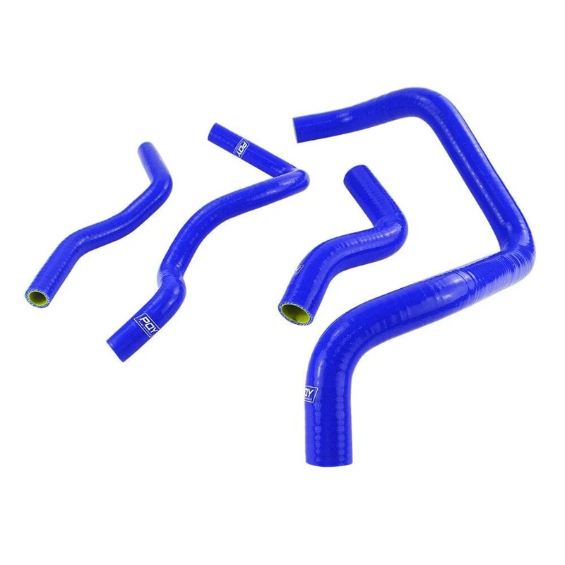 Blau & Gelb D15/16 Silikon Kühler Kühlmittel Schlauch, silikon schlauch kit Mit PQY logo Für Honda CIVIC SOHC D15 D16 EG EK 92-00