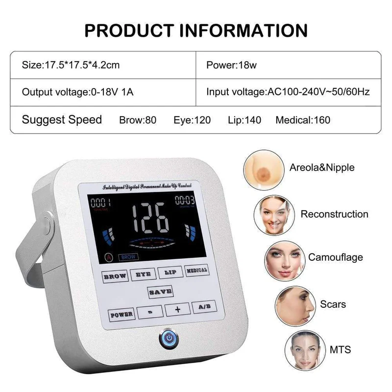 BMX Permanent Make-Up Maschine Tattoo Maschine Sets Dermografo Digital Gerät Augenbrauen Lip Pen Maschine Kits