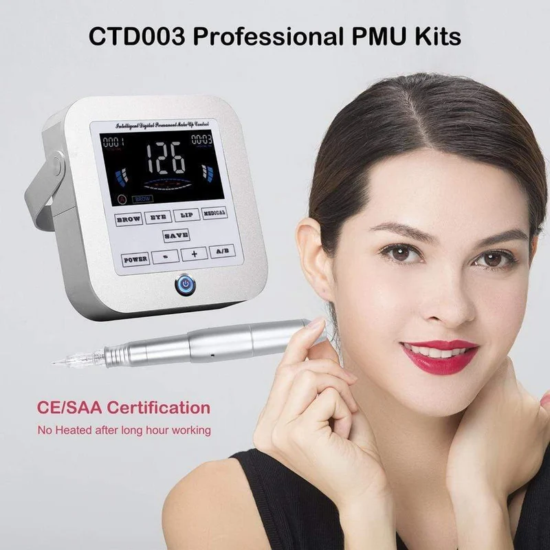 BMX Permanent Make-Up Maschine Tattoo Maschine Sets Dermografo Digital Gerät Augenbrauen Lip Pen Maschine Kits