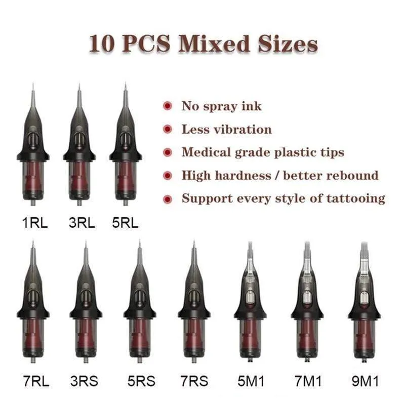 Professionelle Rotary Tattoo Maschine Schweizer Motor Stift Permanent Make-Up Tattoo Maschine Sets Tattoo Power Starke Ruhige Motor Versorgung