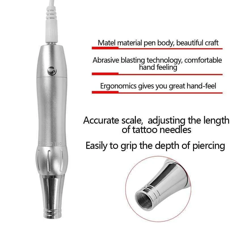 Tattoo Machine Kit Digitales Permanent Makeup Tattoo Geräteset Professionelles Siwss Motor Tattoo Netzteil für Augenbrauenlippe