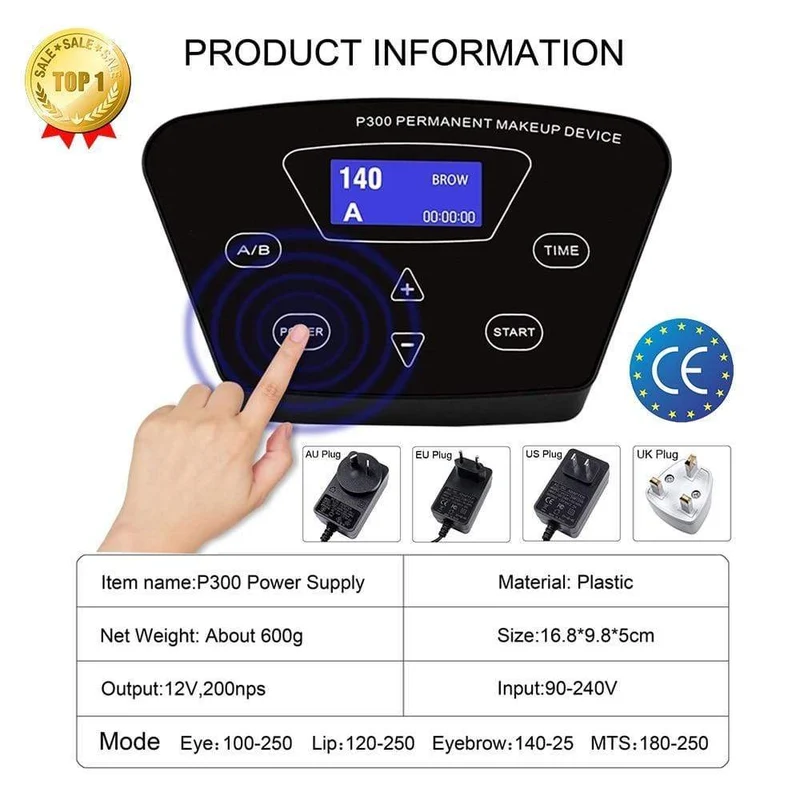 BMX Permanent Make-up Maschine Dermografo Micropigmentacion Gerät PMU Maschine für Augenbrauen Lip Tattoo Pen Kit P300